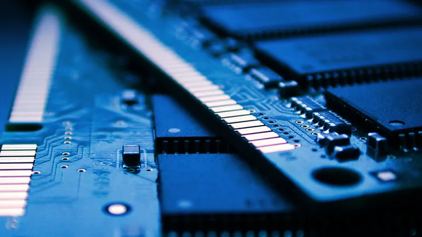 Close-up of memory modules