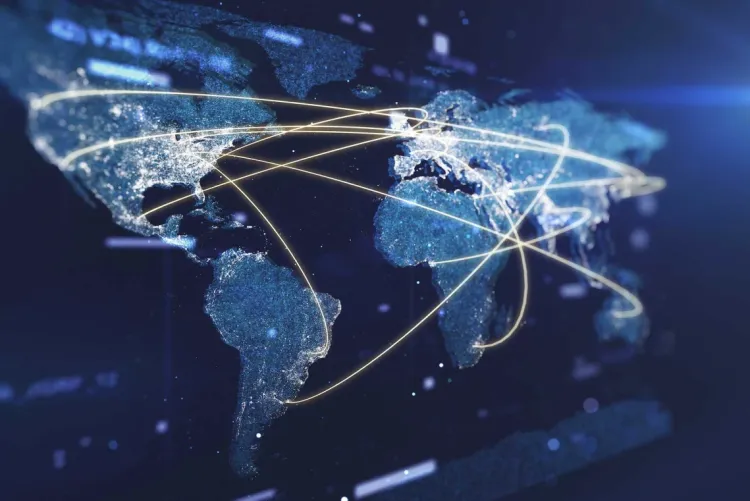 Global network visualisation